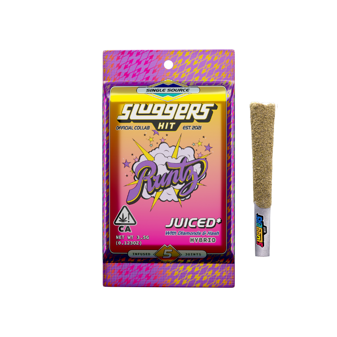 [PR00024] Sluggers - Infused Preroll - 0.7g 5pk - Hybrid - Runtz