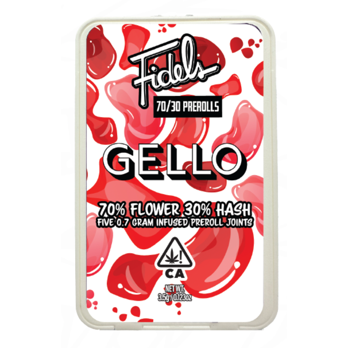 Fidels - Infused Preroll - 0.7g 5pk - 7030's - Gello