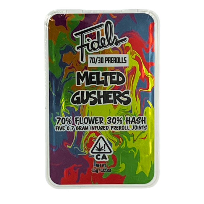 Fidels - Infused Preroll - 0.7g 5pk - 7030's - Melted Gushers