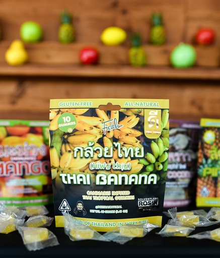 [ED00051] Dee - Gummies - 10mg 10pk - Thai Banana