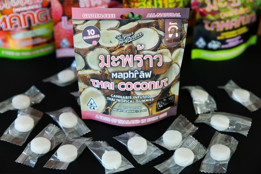 [ED00052] Dee - Gummies - 10mg 10pk - Thai Coconut