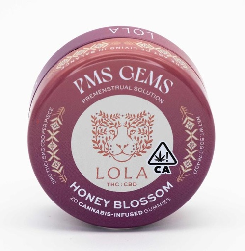 [ED00056] Lola - Gummies - 5mg THC 5mg CBD 20pk - PMS